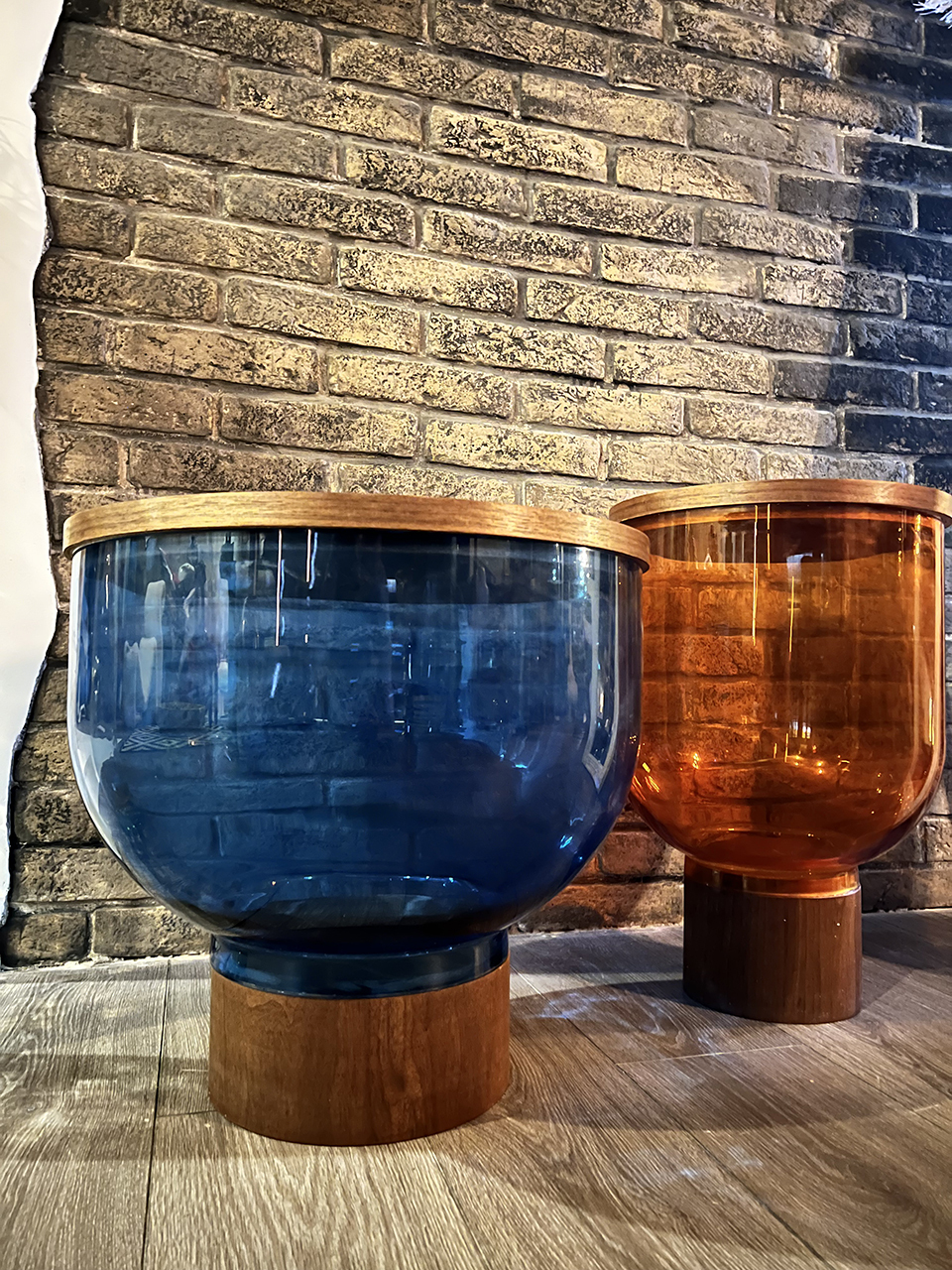 Glass Side Table